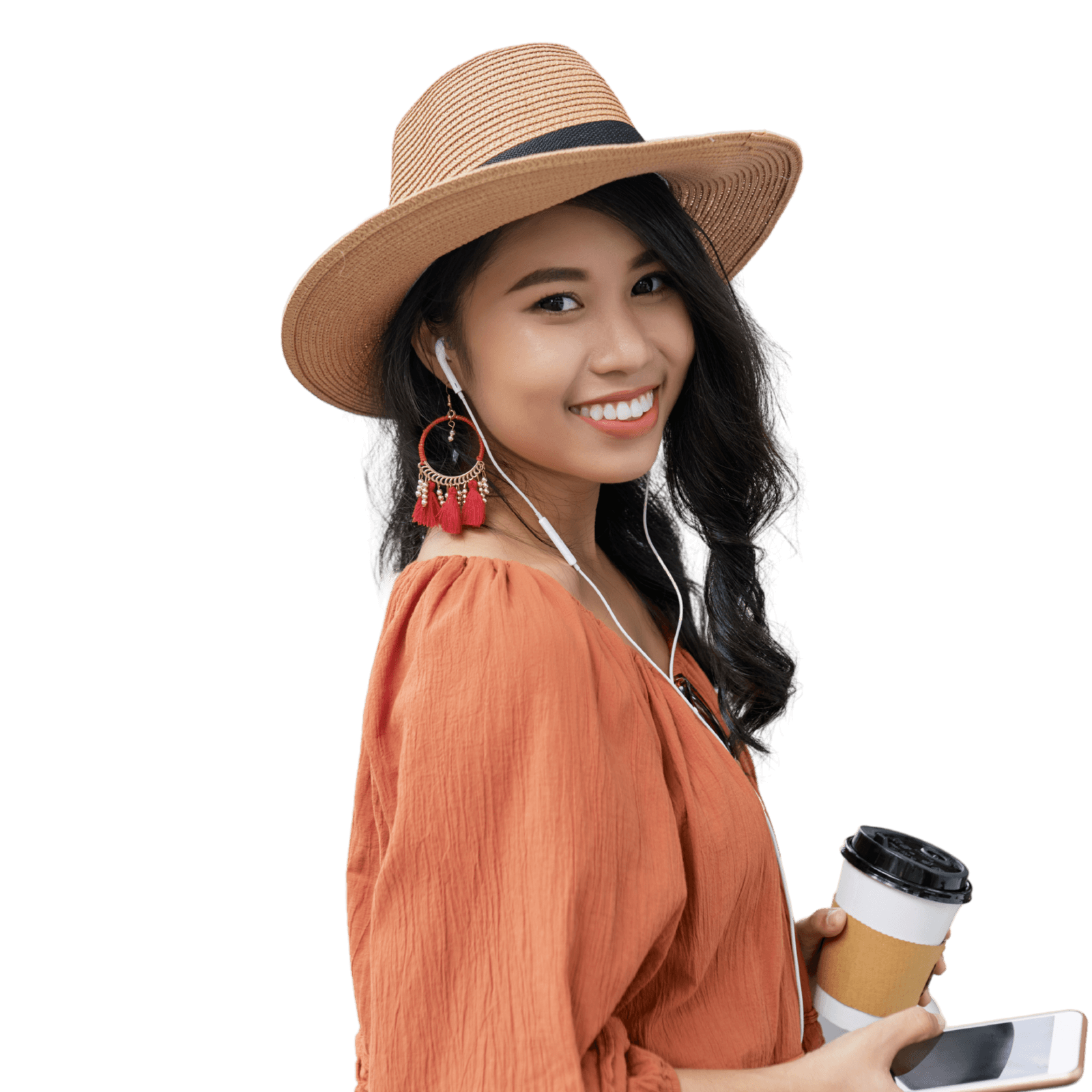 Creator enjoying a brand product