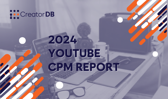 2024 YouTube CPM report cover