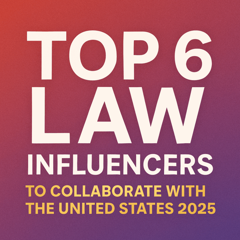 Top 6 Law Education Influencers to Collaborate with in the United States in 2025