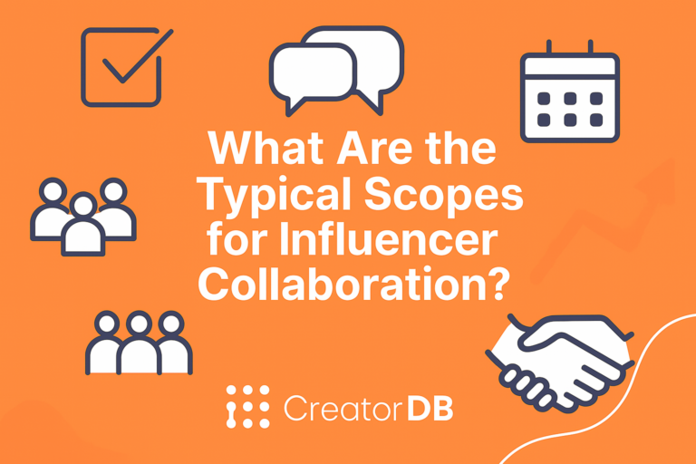 What Are the Typical Scopes for Influencer Collaboration?