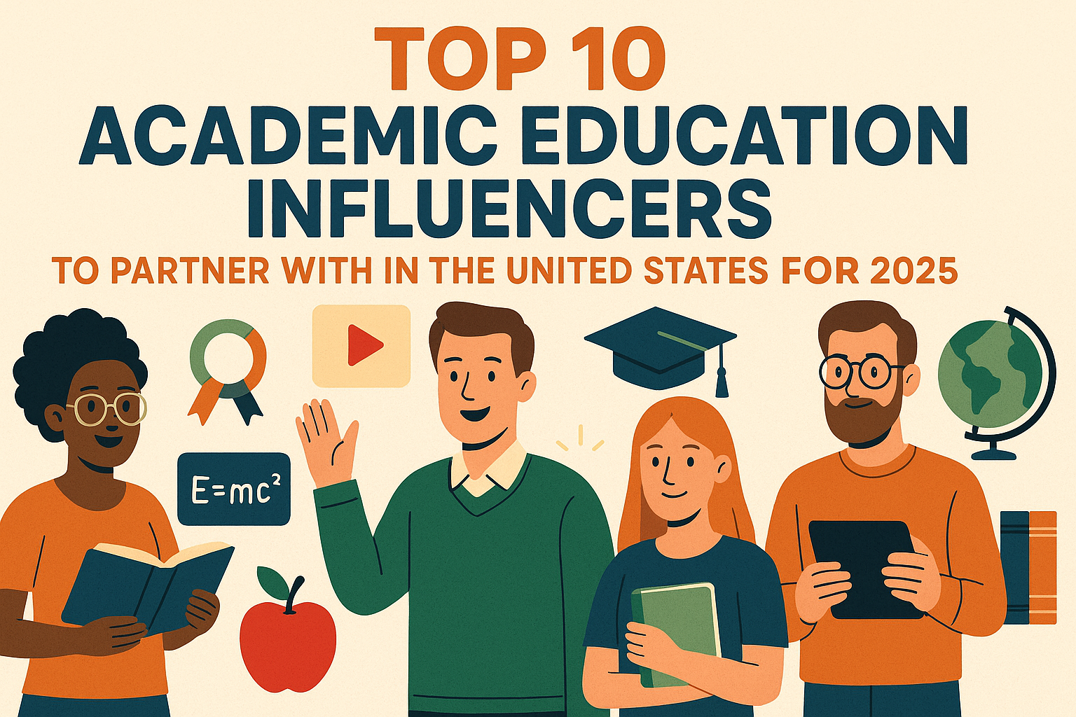 Top 10 Academic Education Influencers to Partner with in the United States for 2025
